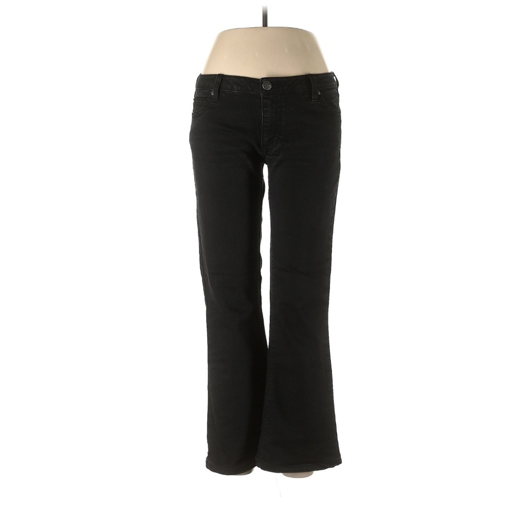 Rock‎ 47 by Wrangler Ultra Low Rise Embellished black Bootcut Jeans 11x34